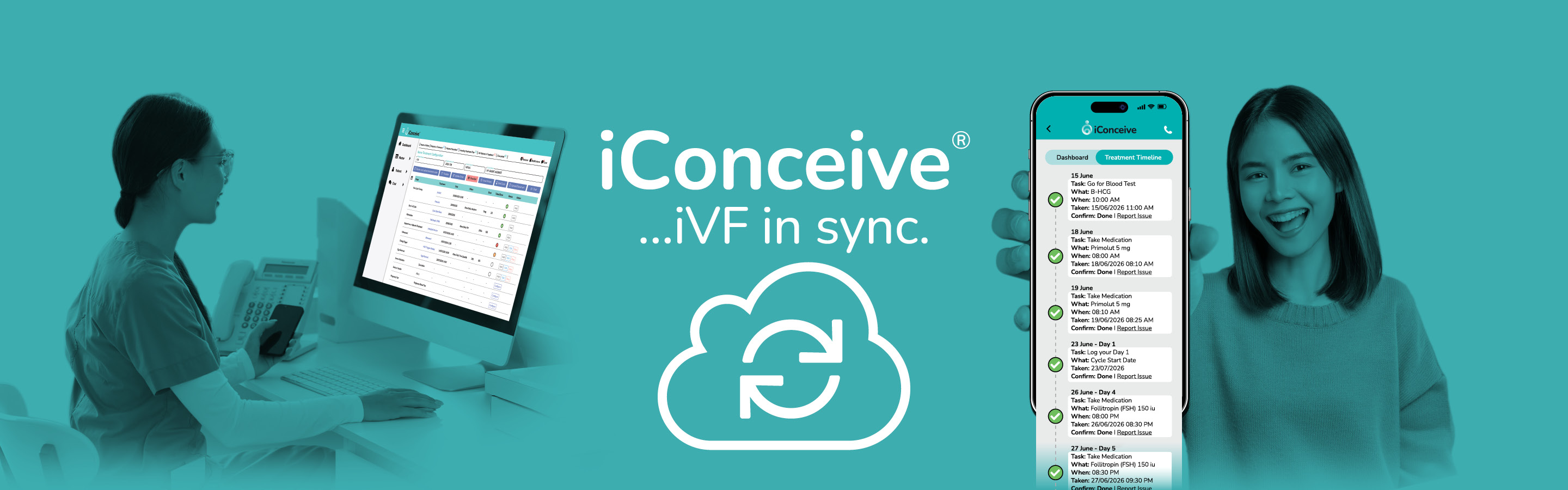 iConceive keeps IVF clinics and patients in sync